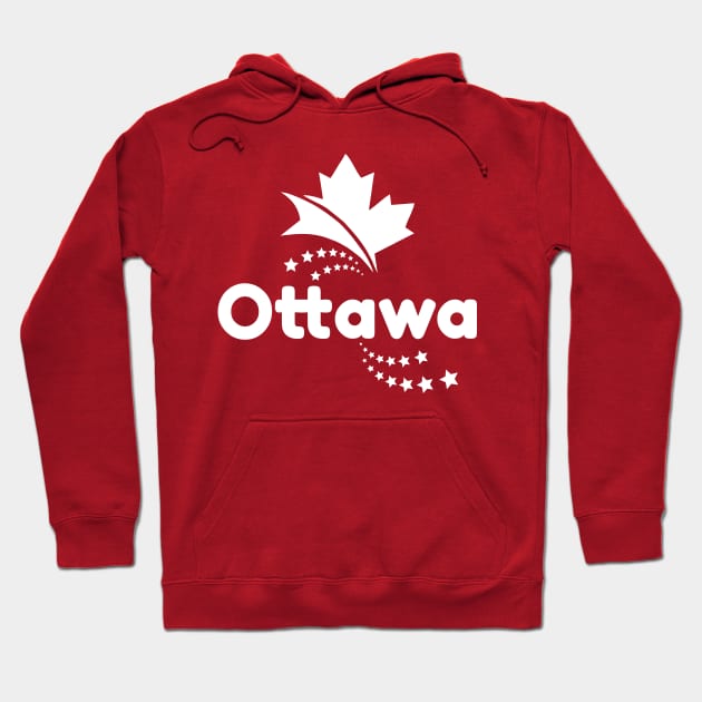 Ottawa Canada Hoodie by VISUALUV